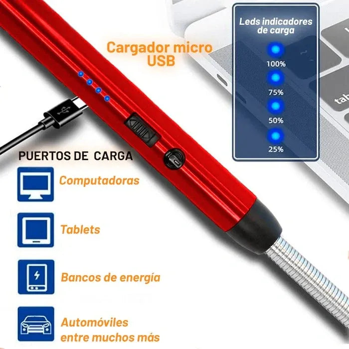 PlasmaFlare - ENCENDEDOR ELÉCTRICO RECARGABLE