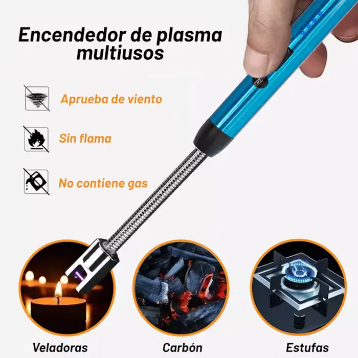 PlasmaFlare - ENCENDEDOR ELÉCTRICO RECARGABLE